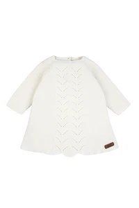 Vestido Punto bobo con calado (Ref. 55602010)