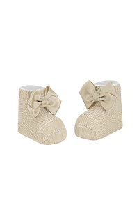 Calcetines punto bobo con doble lazo de grogrén (Ref. 2006-4)