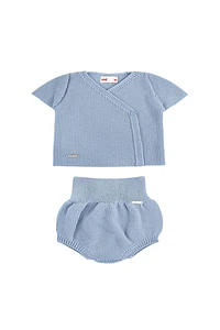 Conjunto Grano de Arroz Jersey Manga Corta y Cubrepañal (Ref. 55812469)