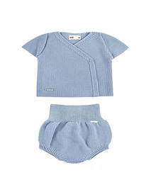Conjunto Grano de Arroz Jersey Manga Corta y Cubrepañal (Ref. 55812469)