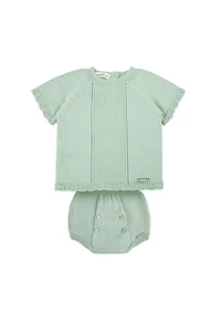 Conjunto Calado Jersey Manga Corta y Cubrepañal (Ref. 55804051)