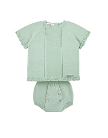 Conjunto Calado Jersey Manga Corta y Cubrepañal (Ref. 55804051)