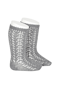 Calcetines altos calado crochet (Ref. 2593-2)