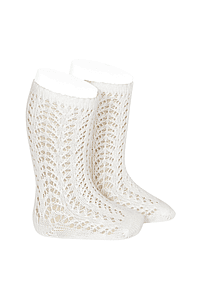 Calcetines altos calado crochet (Ref. 2593-2)