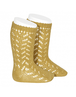 Calcetines altos calado crochet (Ref. 2593-2)