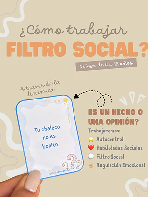 Tarjetas Filtro Social