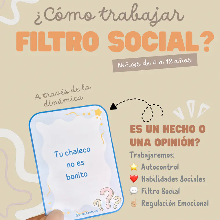 Tarjetas Filtro Social 1