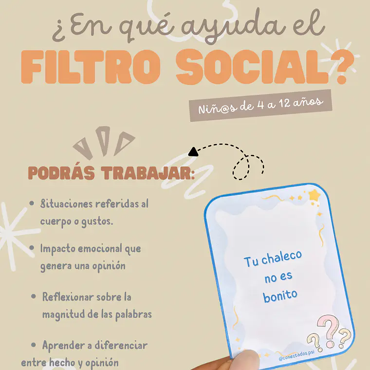 Tarjetas Filtro Social 3