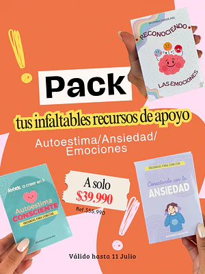 Pack tus 3 infaltables