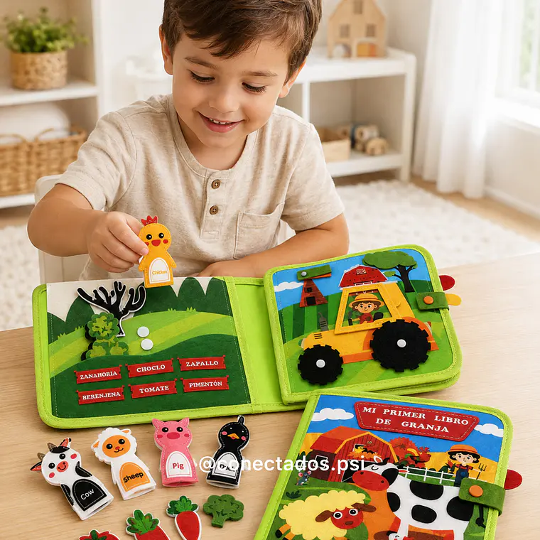 Mi primera Granja - Libro Sensorial 1