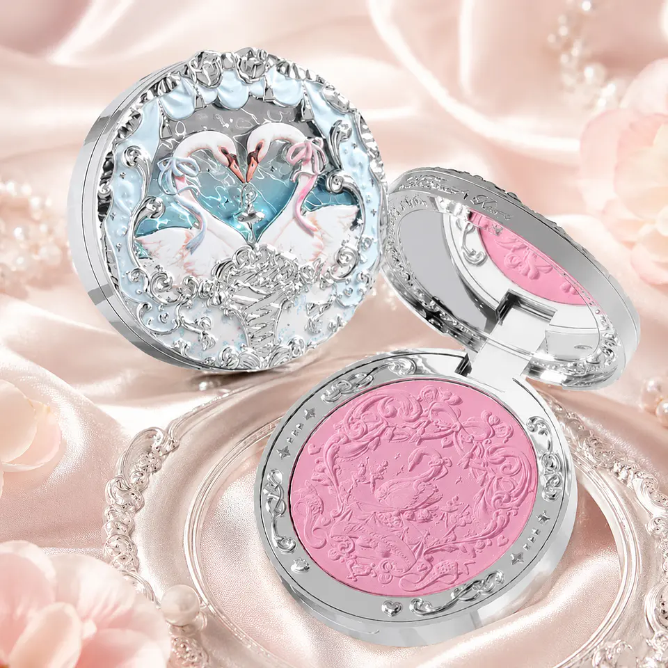 Blush Swan Ballet Embossed — 03 Silky Ribbon - Flower Knows  1