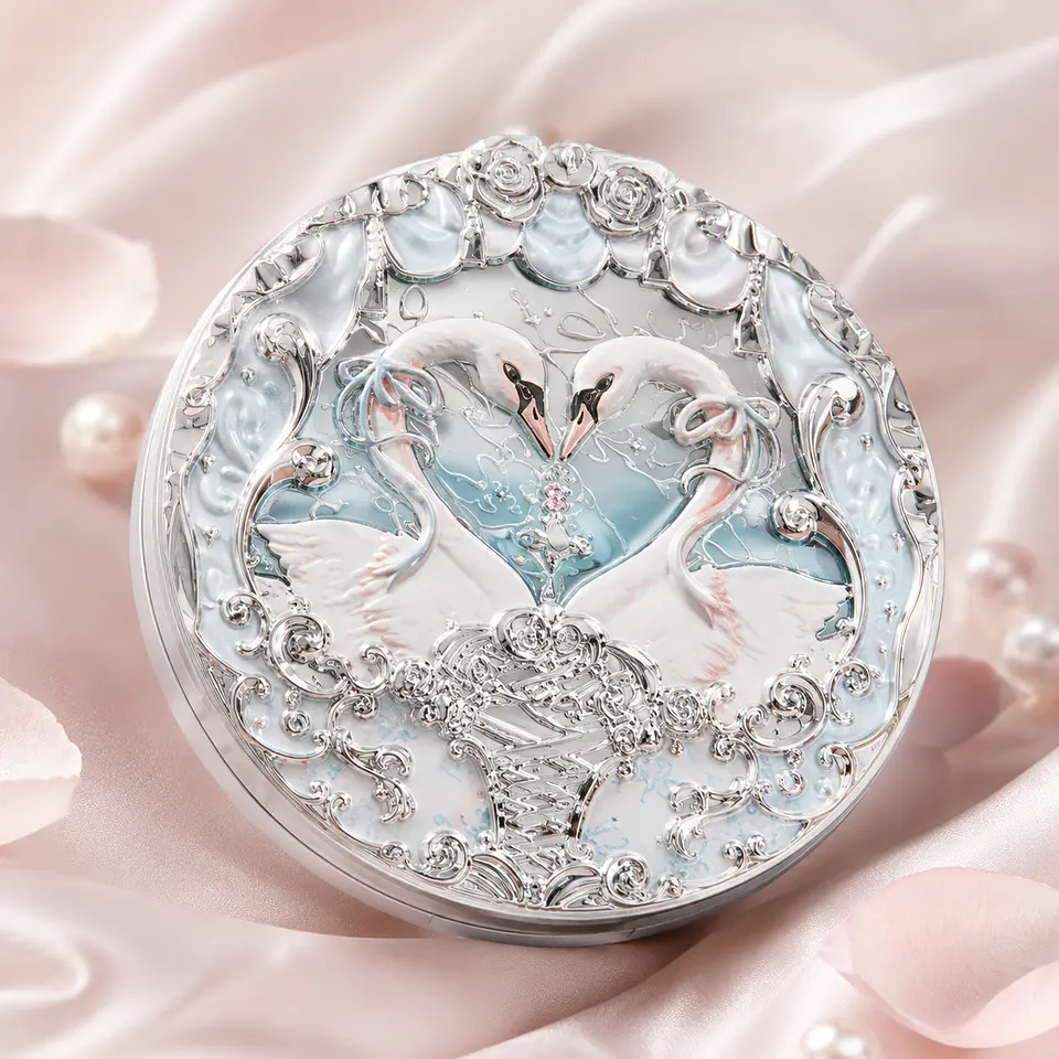 Blush Swan Ballet Embossed — 03 Silky Ribbon - Flower Knows  3