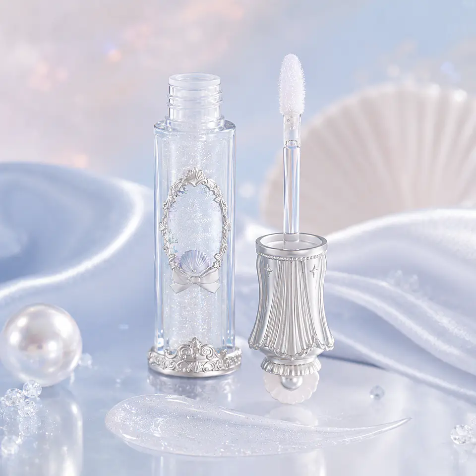 Labial Gloss Lunar Jelly - Shell's Jewel Nourishing - Flower Knows  2