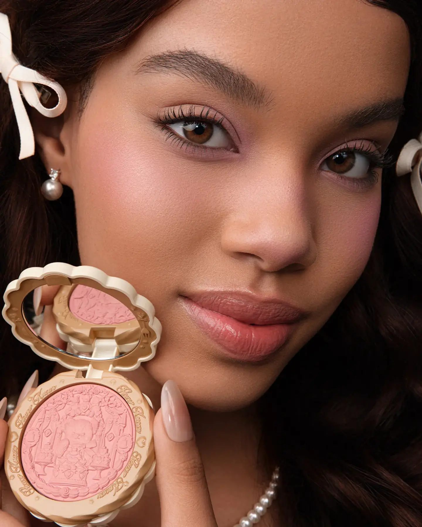 Sweetie Bear Silk Satin Blush - Flower Knows 4