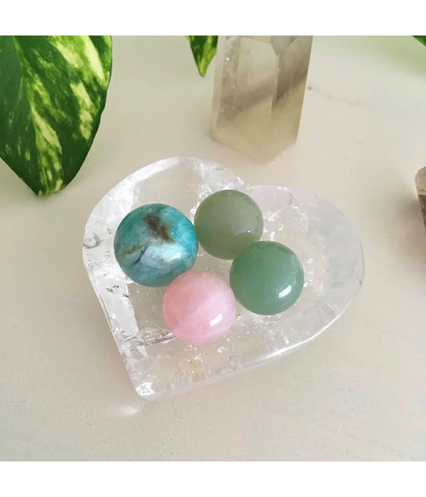 Bowl corazón cuarzo cristal