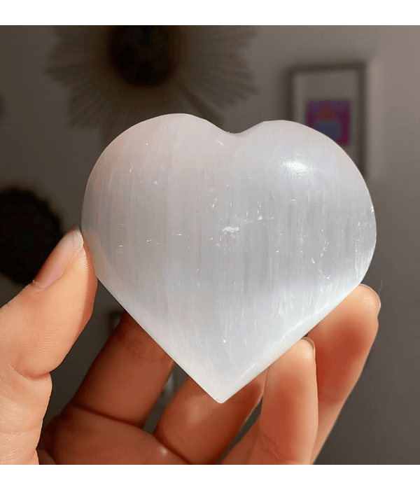Corazón de selenita