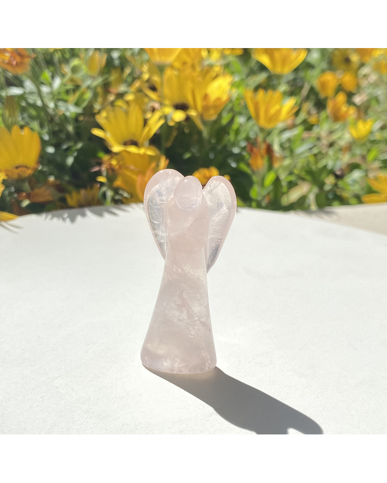 Ángel cuarzo rosa