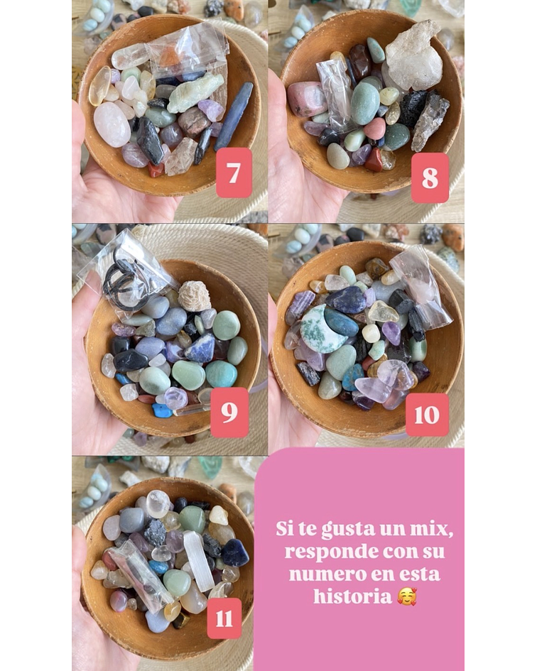 Mix mágico de cristales (puedes elegir)