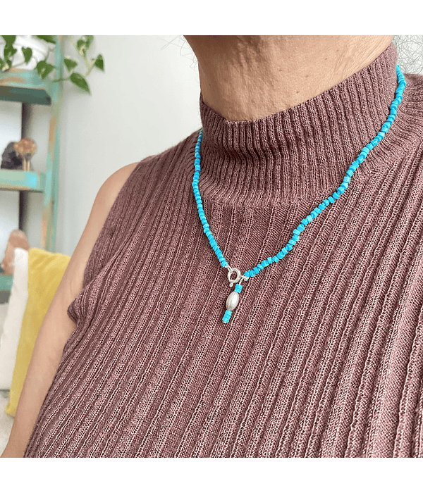 Collar turquesa