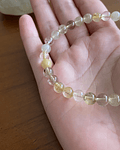 Pulsera cuarzo rutilado 6mm
