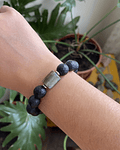 Pulsera turmalina negra 10mm