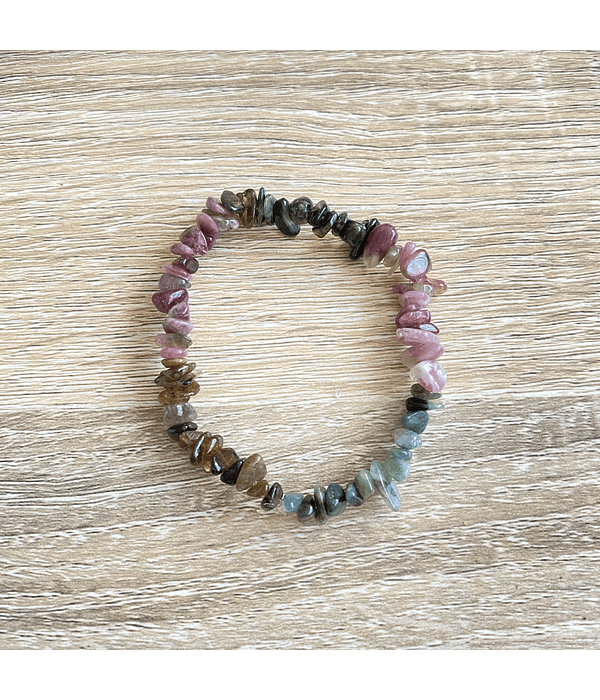 Pulsera turmalinas rústica