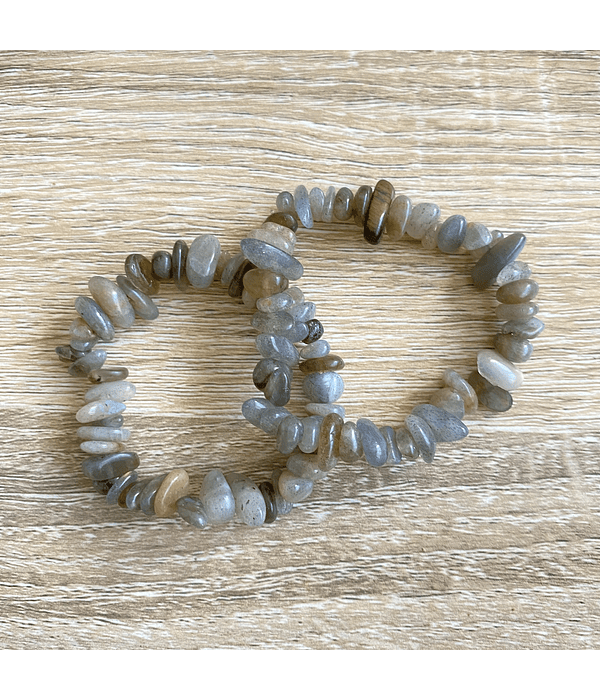 Pulsera labradorita rústica