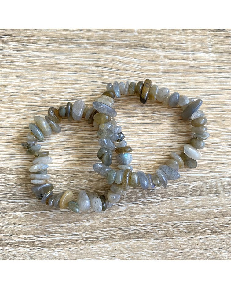 Pulsera labradorita rústica