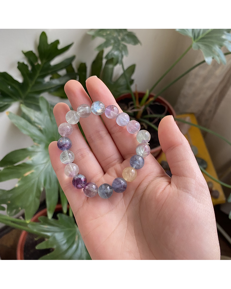 Pulsera fluorita 10mm