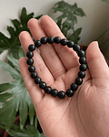 Pulsera turmalina negra 8mm