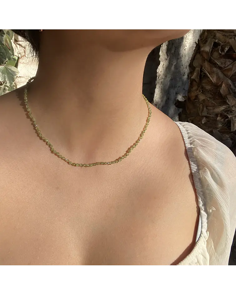 Collar peridoto