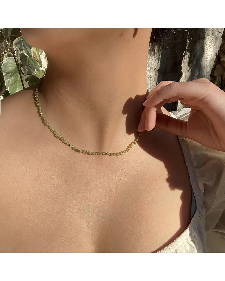 Collar peridoto