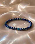 Pulsera azurita facetada 3mm