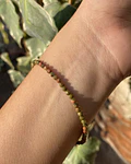 Pulsera unakita facetada 3mm