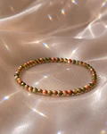 Pulsera unakita facetada 3mm