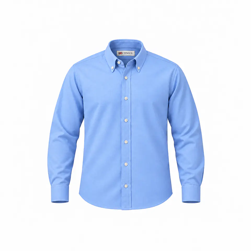 Camisa Oxford Celeste 1