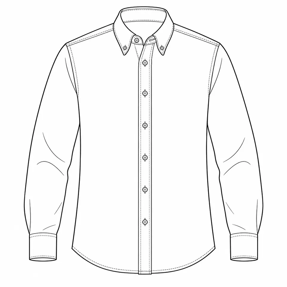 Camisa Oxford Blanca 8