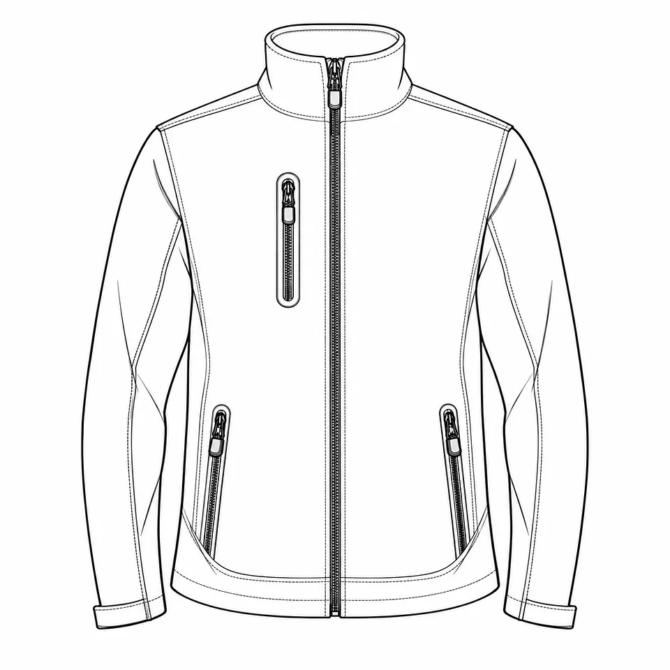 Softshell basico gris 8