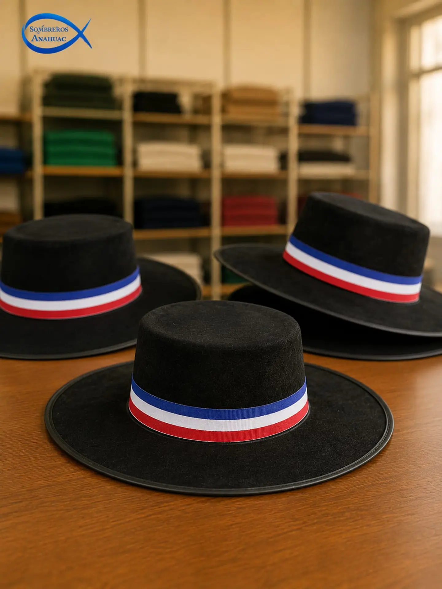 Sobrero Negro - Fiestas Patrias 34CM 1