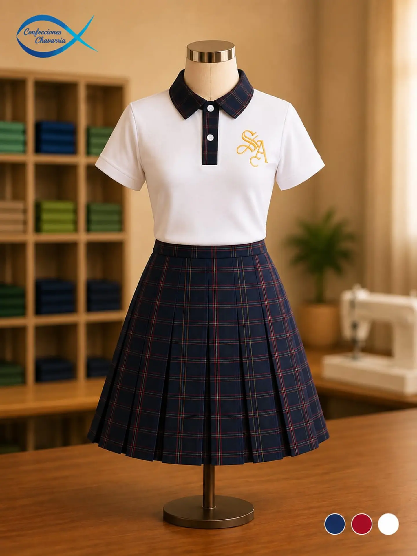 Falda COLEGIO SAN ANDRES  1