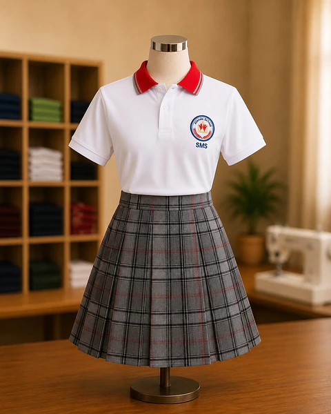 Falda Seis Tablas COLEGIO B.SOTO 
