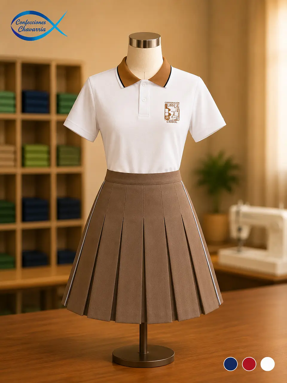 Falda Seis Tablas Colegio Terramonte 1