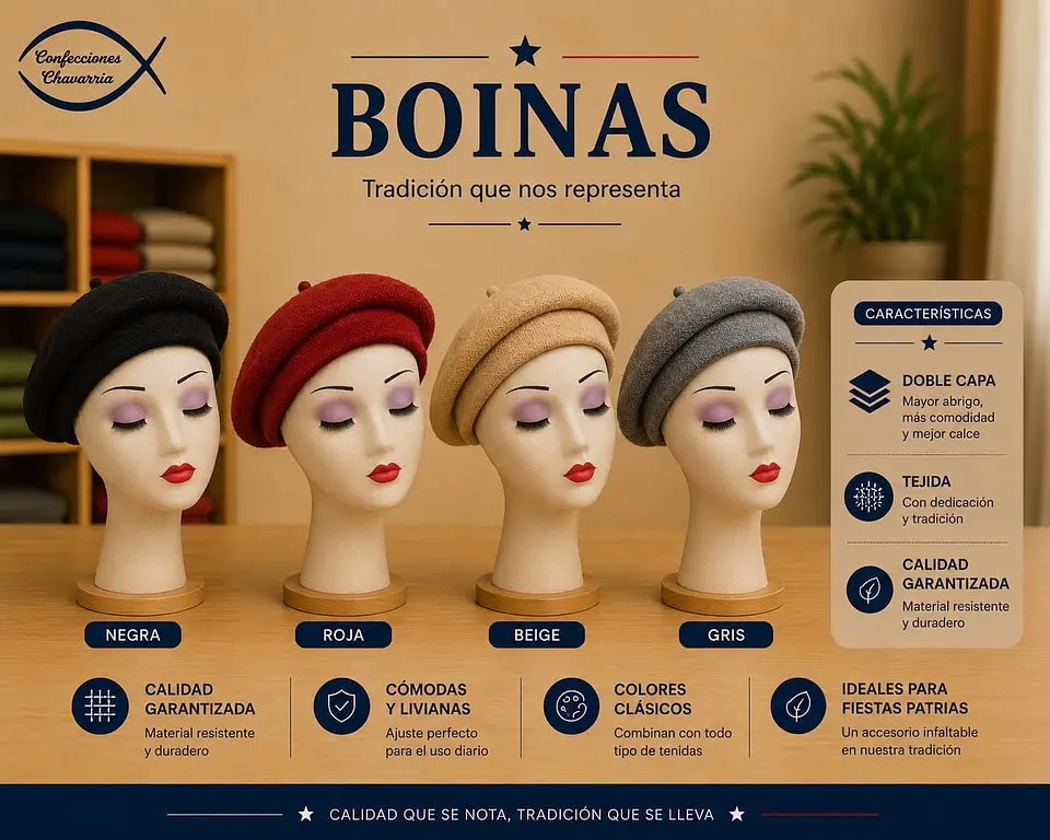 Boina Francia Doble Capa 1