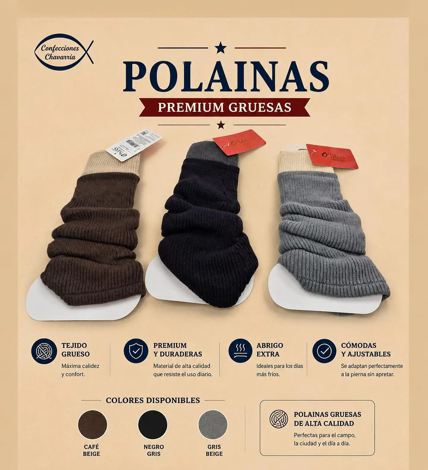 Polainas 3 calidades  1