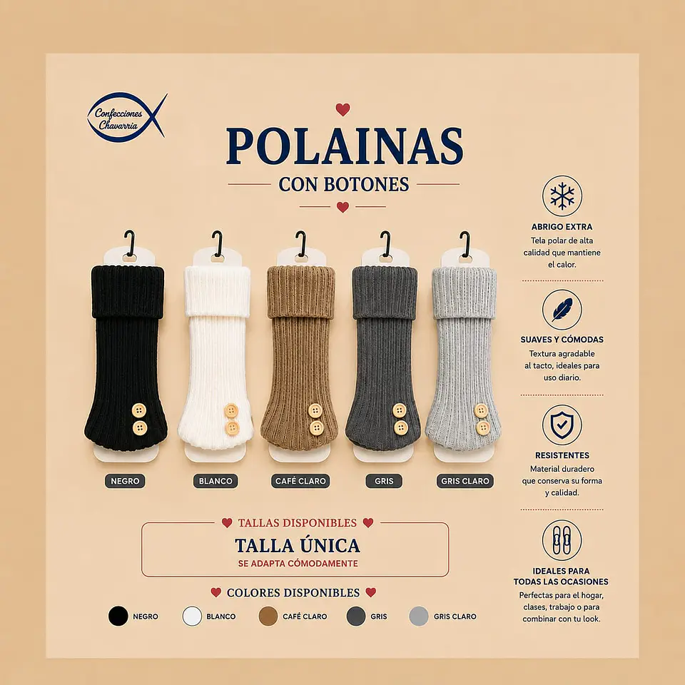 Polainas 3 calidades  3