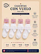 Calcetas Blancas Con Vuelo - Miniatura 2