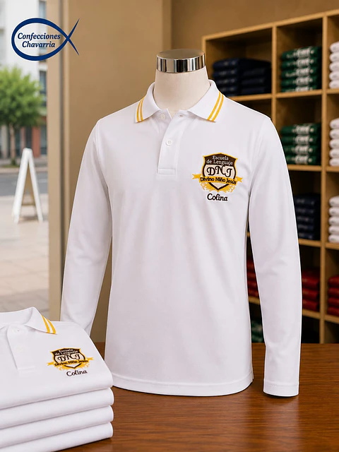 Polera pique Unisex ML JARDIN DNJ