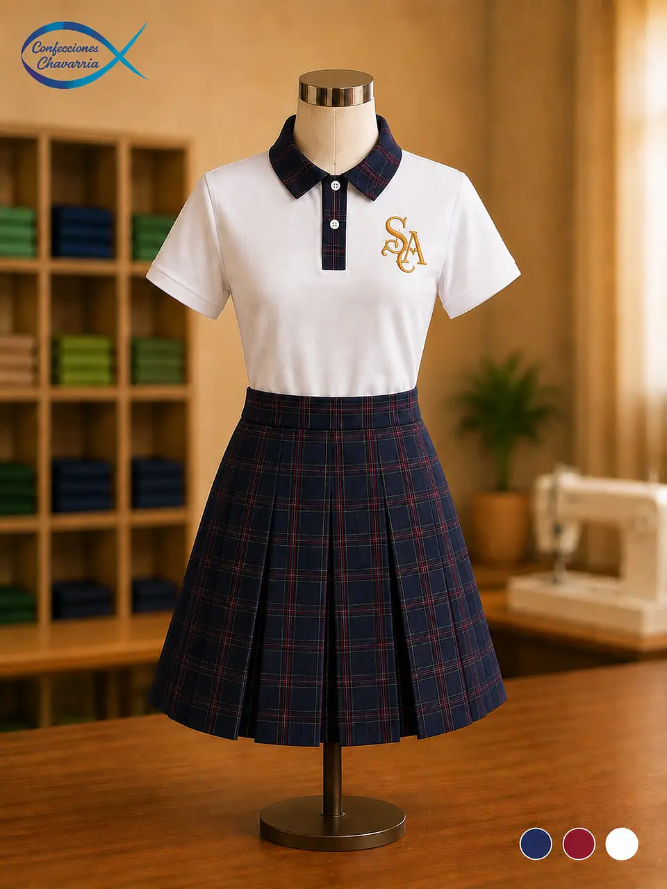 Falda COLEGIO SAN ANDRES  1