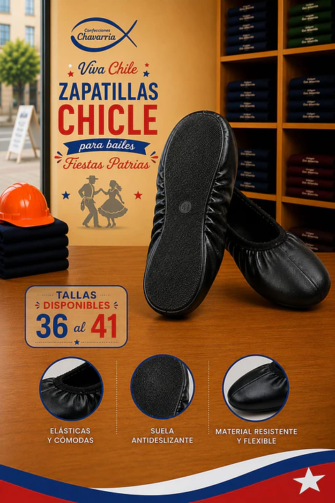 Zapatillas Chicle Negras 