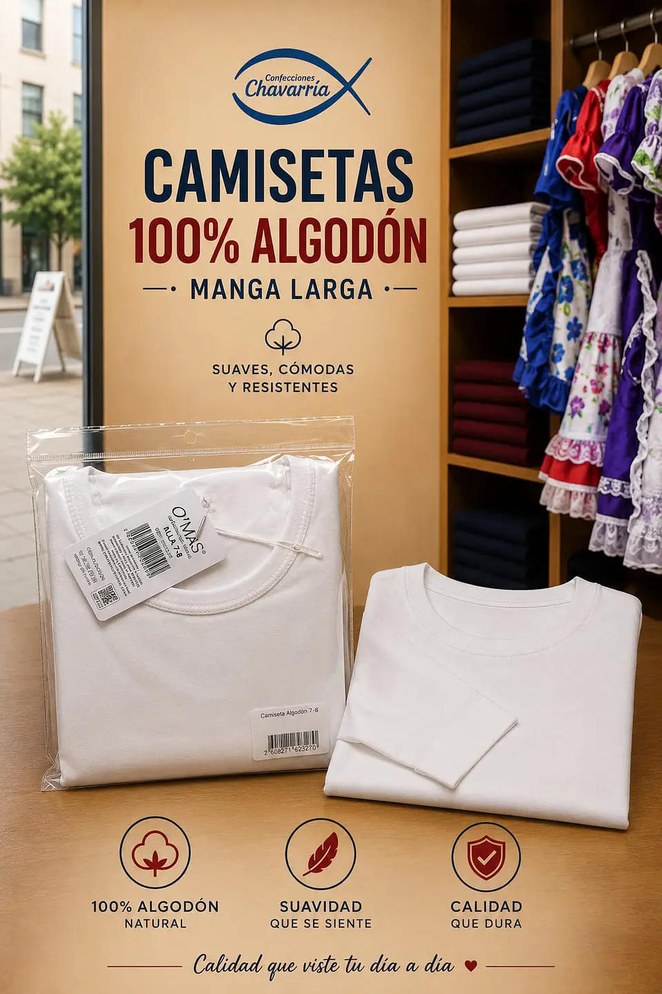 Camisetas De Algodón Blancas 1